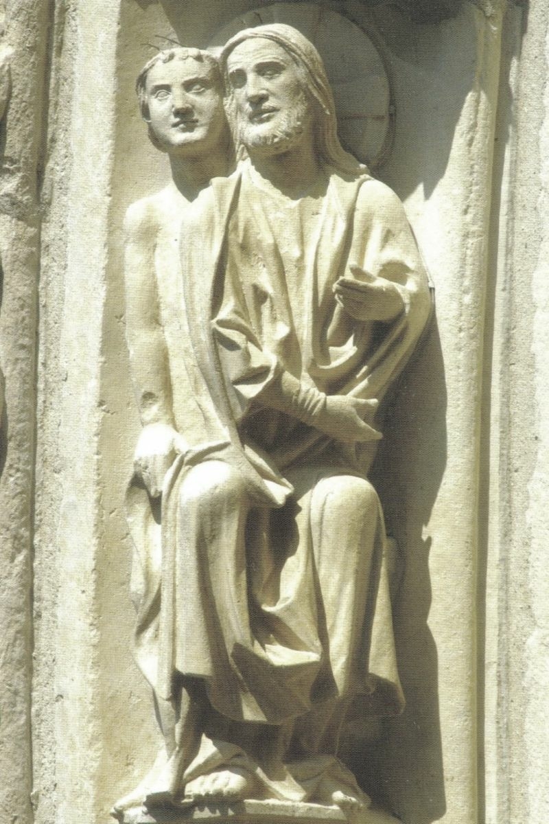 Dieu pensant à Adam - Cathédrale de Chartres